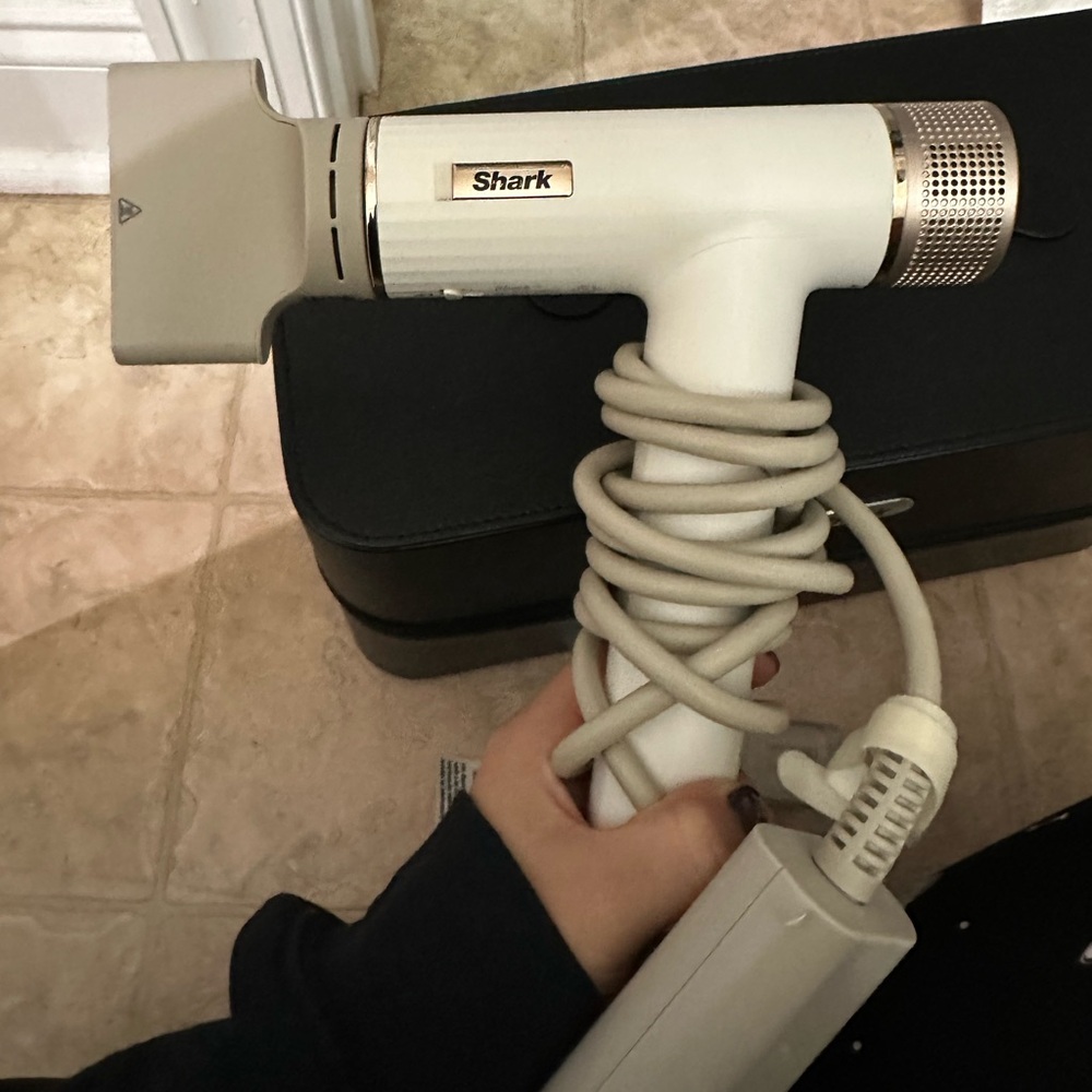 Shark White Hair Dryer